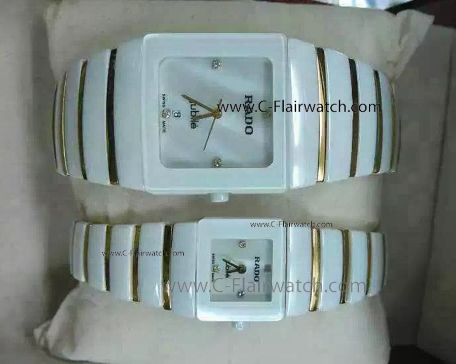 Copy Rado White Ceramic Mens Watch For Sale